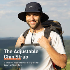 TOP-EX waterproof men's bucket hat packable design folds easily for travel and storage