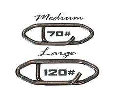 Top Water offshore speed clip large pack ready for big game rigs and heavy lures.