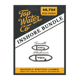 Top Water speed clip bundle closeup showing rugged stainless steel construction for saltwater use.