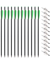 TOPARCHERY carbon crossbow arrows 20inch ready for precision target practice