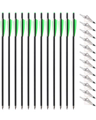 TOPARCHERY carbon crossbow arrows 20inch ready for precision target practice