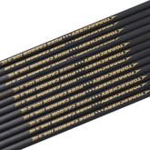 TOPARCHERY pure-carbon arrow shaft 33in pack—durable DIY arrows for customization.