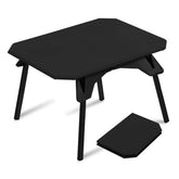 topchances folding camping table stable legs provide level surface on uneven terrain