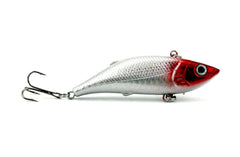 Lifelike patterned lures with steel ball bearing rattles