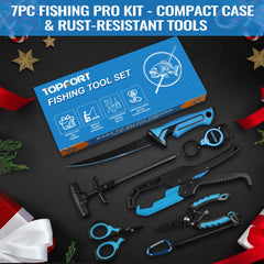 TOPFORT 7-inch fillet knife for fish with sheath