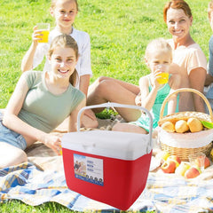 TOPINCN 13L insulated cooler interior capacity shows ample space for lunches and drinks