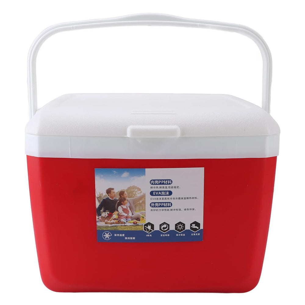 TOPINCN 13L insulated cooler with lid closed keeps beverages cool for outdoor gatherings