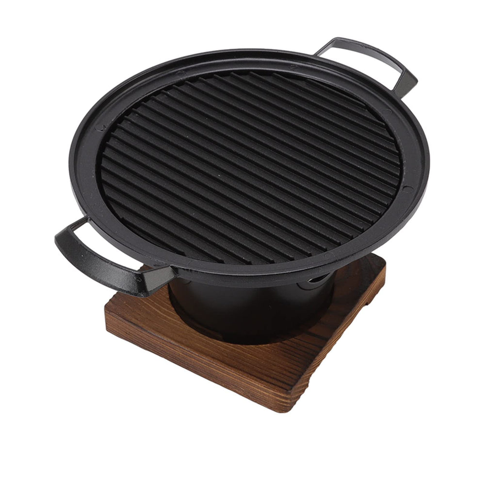 Topincn aluminum shichirin tabletop grill compact setup for easy storage