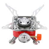 Topincn camping stove, folded compact form ideal for backpacking.