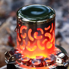 Stainless steel construction ensures durability during long outdoor trips