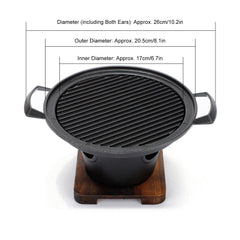 Topincn nonstick inner surface supports easy cooking on the grill
