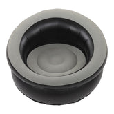 TOPINCN PVC Inflatable Couch in grey, portable comfort for home and travel.