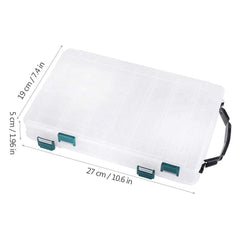 Drain holes on the bottom for dry storage