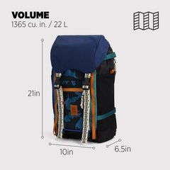 Topo Designs Rover Trail Pack padded laptop sleeve protects devices on daily trips.