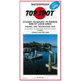 Topspot Map N215 Stuart Ft Pierce cover showing shoreline overview for fishing planning