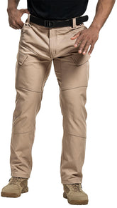 TOPTACPRO Tactical Pants front view highlights 4-way stretch for all-day mobility in rugged outdoor use.