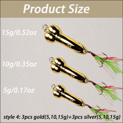 Angler demonstrating the topwater lure kit for bass fishing