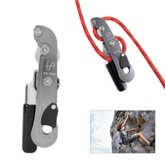 Topyond descender safety switch adds reliable protection against detachment.