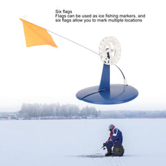 Topyond ice flag base ensures stable buoyancy on icy surfaces.