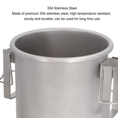 Topyond pot lid with hanging buckle shown for safe open-fire cooking.