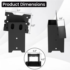 Toriexon deer blind brackets installation kit demonstrates quick assembly.