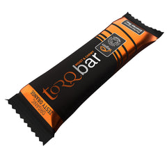 TORQ Zesty Orange energy bar side view showing compact form for athletes on the move