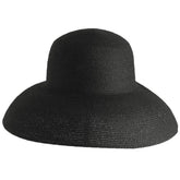 TOSSPER women's straw hat with wide brim folds for travel and sun protection.