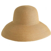 TOSSPER women's straw hat with wide-brim for beach sun protection and chic style