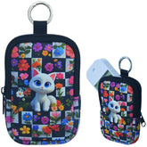 Touchland-compatible neoprene sleeve closeup with protective padding for travel