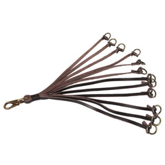 TOURBON brass snap hook securing strap to vest, belt, or bag.