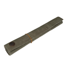 Tourbon camping utensil bag with top holes for rack attachment.