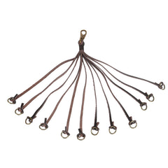 TOURBON leather game carrier showing 12 loops for multiple birds.