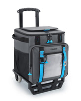 TOURIT 30L rolling cooler wheels side view for portable, frost-ready beverages.