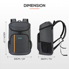 TOURIT cooler backpack 30-cans capacity demonstrates roomy interior for outings and picnics.