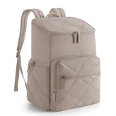 TOURIT insulated backpack cooler open-top shows easy loading for meals on the go
