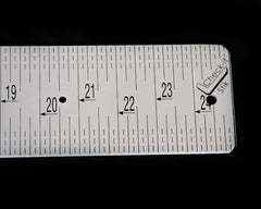 Front view of the 25-Inch Tournament Anglers measuring board with measurement scale