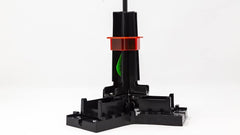 Tower jig showing maximum clamp pressure for vane adhesion