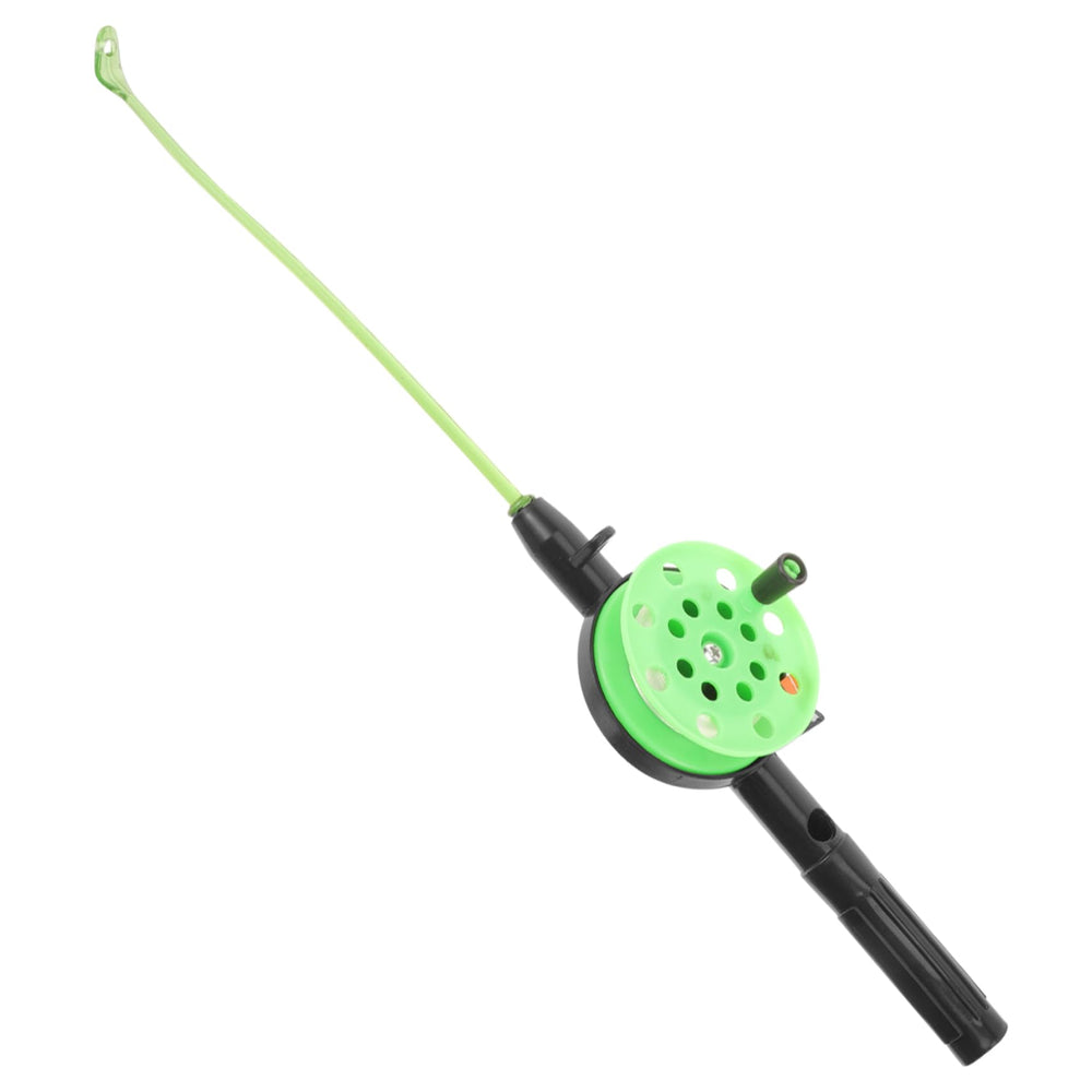 Toyvian lightweight ice fishing rod shown extended for easy casting.