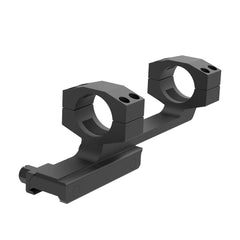 TPO mount close-up of screws, double-ring fasteners for secure scope retention.