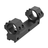 TPO 38in dovetail scope rings with medium profile maintain optic stability under recoil.