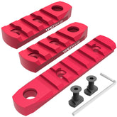 TPO 4-slot rail mount close-up; lightweight aluminum for reliable optics mounting.