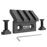 TPO 45-degree offset rail mount fits M-LOK for flexible accessory positioning.