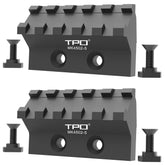 TPO 45-degree offset rail mount for M-LOK enables rapid light or optic placement.