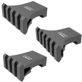 TPO 90-degree offset rail mount 3-slot for compact setup and quick accessory access.