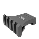 TPO 90-degree offset rail mount seen from side view for quick accessory access