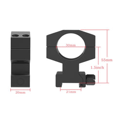 TPO GIII 30mm scope mount interior cushion detail prevents slip
