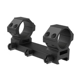 TPO see-through base with 30mm rings for quick target checks