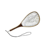 Trademark Innovations fly fishing net with sapele wood for gentle trout landings.