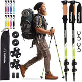 TrailBuddy Trekking Poles in 7075 aluminum showing premium durability on rugged trails