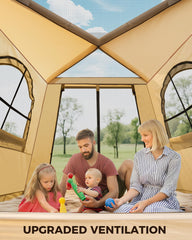Trakiom 3000mm waterproof Oxford fabric blocks rain and wind.
